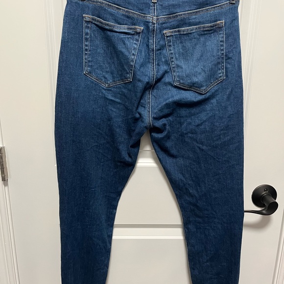 Petite loft high rise button up jeans - Picture 3 of 3